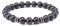 Kim Johanson Perlenarmband *Chakra* aus Onyx Stein mit Jaspis Perle I Partner Armband I Energiearmband I Freundschaftsarmband in Schwarz I Geschenk für Paare inkl. Beutel (3 x Schwarz Onyx)