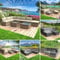 BRAST® Gartenmöbel Lounge Set | 6-7 Personen viele Modelle & Farben | inkl. extra Dicke Kissen | TÜV geprüft | Outdoor Loungemöbel Sitzgruppe Essgruppe Garnitur | Relax Braun