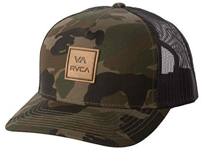 RVCA Jungen Va ATW Trucker Hat Curved Baseballkappe, Camo, Einheitsgröße