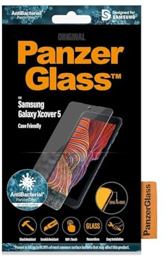 Panzer Glass Displayschutz Samsung Galaxy Xcover 5, kratzfestes | stoßfeste Xcover 5 Schutzfolie, Panzerfolie mit Edge-to-Edge Displayabdeckung, schnelle & einfache Installation