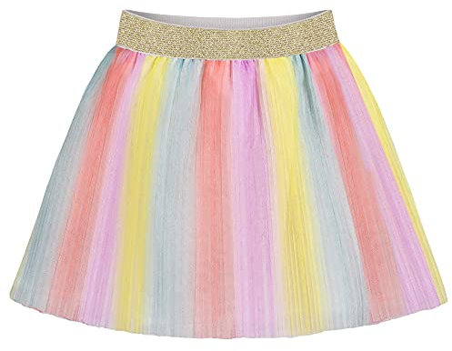 Mädchen Rock Tutu Regenbogen Multicolor Ballett Tanzen Party Gr. 98-104