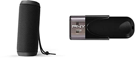 Energy Sistem Urban Box 2 Onyx - Altavoz Portátil (10 W, TWS, Bluetooth 5.0, USB/Microsd Mp3 Player, FM Radio) + Pny Fd16Gatt4-Ef - Memoria USB 2.0 De 16 GB, Negro