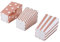Popcorn Cups, Top Opening Popcorn Container Occupy Little Space Paper for Shower for Graduation Anniversary(Rose Gold)