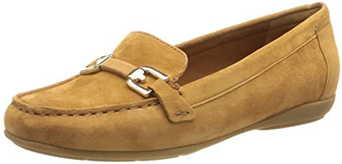 Geox Damen D ANNYTAH MOC Moccasin, Camel, 38 EU