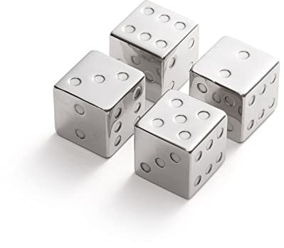 Outset Whiskey-Stein-Set, Edelstahl, 4 Würfel