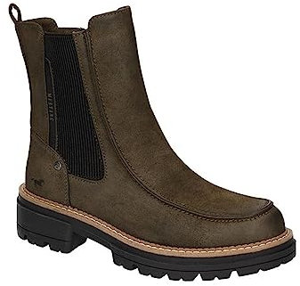 Mustang Femme 1437-564 cm Bottine, Militaire, 41 EU