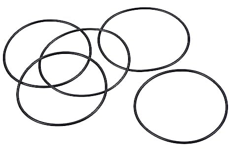 PATIKIL 25Stk Dichtungsringe O-Ringe Gummidichtung 82mm AD 79mm ID 1.5mm Dicke Nitrilgummi Unterlegscheibe Dichtungssatz Gummischeiben für Auto Klimaanlage Wasserhahn Rohr Schwarz