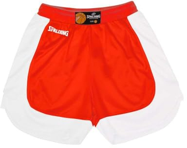 Spalding Hustle Basketballshorts Herren rot/weiß, L