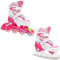 RAVEN 2in1 Schlittschuhe Inline Skates Inliner für Kinder Mädchen verstellbar (Lia Pink, 30-33 (18,5cm-20,5cm))