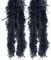 2 Stück Flauschige Federboa zum Basteln,Federboa,Länge 200cm,Feder-Schal,Turkeyfeder Verkleidungszubehör,Halloween-Handwerk,Hochzeitsdekoration,Federstola Federschal Kostüm Karneval Mottoparty,Schwarz