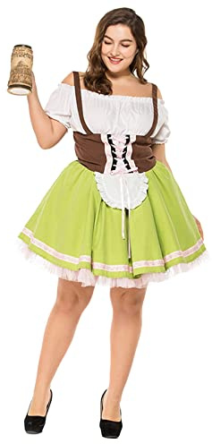 Trailrest Dirndl Maid Costume Cosplay Oktoberfest Sexy School Girl Outfit Cosplay Complete Anime Cleaning Maid Costume Gothic Dress Women