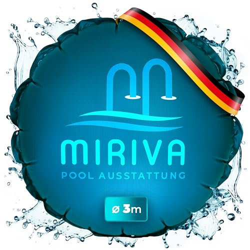 IVEUM Cojín redondo de piscina de invierno de 3 metros, para invierno, cubierta de piscina de invierno, cojín de aire para piscina, cojín para piscina (redondo 3 m)