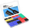 Balala Tubos Termorretráctiles de Color, Recubierto con Adhesivo, Kit Tubo Termoretractil 2:1, 560 Piezas Tubo Termoretráctil para Cables, Tubo de Poliolefina 5 colores, 11 tamaños, Aislamiento