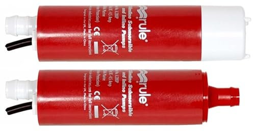 Rule iL280 Plus in Line & Submersible Marine Pump 12V