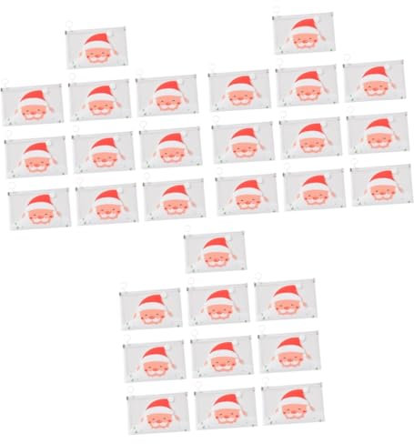 VILLCASE 30 STK Masken-Aufbewahrungstasche Masken Organizer Masken Tasche Aufbewahrungstaschen für Masken Karikatur Packsack Container Gesichtsmaske Maskentasche Hochwertiges PP-Neumaterial
