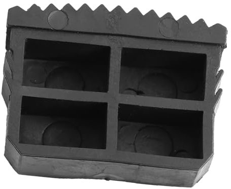 WGFOIP 2 Pièces Pieds D'échelle En Caoutchouc,Antidérapants Pieds D'échelle, Tapis De Sol Antidérapants En Caoutchouc Pour échelle,Pour Pieds D'échelle En Aluminium 57 X 21 Mm,Noir