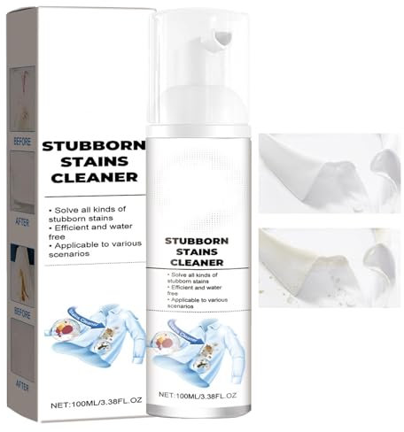 Agent de nettoyage à sec pour vêtements | 100 ml Spray de lavage à sec pour vêtements – Kit de démarrage de nettoyage à sec à domicile Agent sans rinçage pour vestes, vêtements, chaussures, canapés,