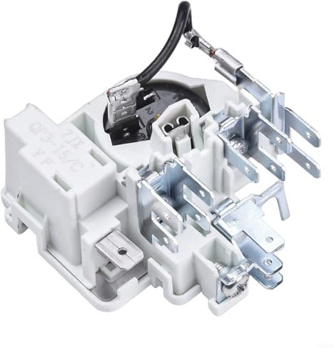 Refrigerator PTC Relay, PTC Starter Compressor Relay, Refrigerator Parts Replacement, Integrated Relay Overload Protector Freezer Replacement Parts