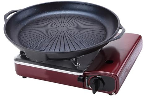 Milisten Bandeja De Asar Portable Placa Grill Parrilla para Barbacoa Placa Antiadherente Herramienta De Barbacoa Al Aire