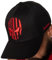 GASP Relentless Cap Bodybuilding Baseball Cap (DE/NL/SE/PL, Alphanumerisch, S, M, Black-Red)