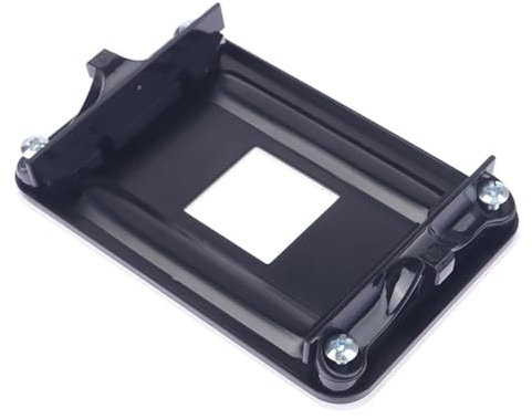 Radiator Reservoir Tank CPU Heatsink Mount Bracket AMD AM4 Socket Fan Cooler Heatsink Radiator Socket Backplate Mounting Sheet Plate Car Radiator(5Squareblack)
