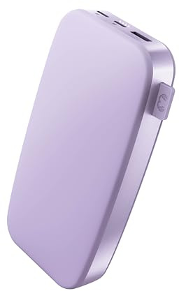 Fresh 'n Rebel 24000mAh Powerbank (USB-C in & Out), 20W Ultra Fast Charge, 6 Premium-Sicherheitsfunktionen, bis zu 8 Handy-Ladungen, Externer Akku mit 4 Power-Anzeigeleuchten (Dreamy Lilac 2)