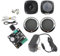 Arcade Audio Game Console Kit Power Amplifier 12V + Speakers 3 Inch 5W 8 Ohms AUX Power Cable for Arcade Gaming Cabinet Accessories (Black)