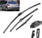Escobilla Kit de Alto Rendimiento, Fácil Instalación, Hojas Planas Originales,para Peugeot 207 Hatchback 2006-2014,26in+17in+16in