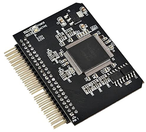 kerout 2.5 Inch SD Card to IDE Adapter SDHC/SDXC Memory Card Converter to Laptop HDD 44 Pin Male Port HDD Riser Card