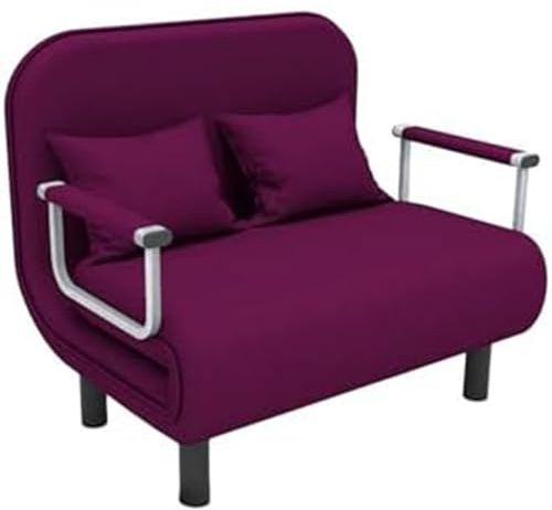 Klappbarer Schlafsessel Bett – Verstellbares Sofa, gepolsterte Bodencouch mit Rückenlehne, platzsparender Komfort & Stil für Wohnzimmer, Schlafzimmer, Büro