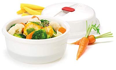 Tescoma Olla Vapor Purity Microwave, Blanco, 23.9x20.9x13.9 cm