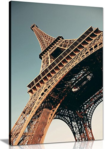Paris The Eiffel Tower Canvas Wall Art Picture Print (18x12)
