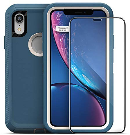 Magglass Tempered Glass Screen Protector for Otterbox Defender Series - iPhone XR 6.1 (Case is NOT Included)