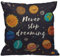 HGOD DESIGNS Kissenbezug Äußeres Leerzeichen Niedlich Planeten Und Stern Cluster Solar System Mond Und Kometen Sonne Kissenhülle Haus Dekorativ Für Wohnzimmer Schlafzimmer Sofa Kissenbezüge 45X45cm