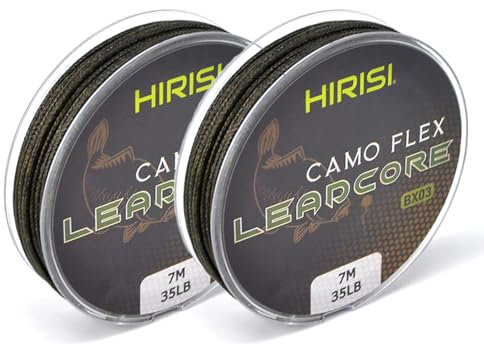 2 StüCk Leadcore Karpfenangeln, 15,9 Kg, 7 M, 3 Farben, Geflochten Angelschnur (FBA-BX03-2)