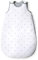 Ehrenkind® Babyschlafsack | Schlafsack Rund 2.5 TOG | Bio-Baumwolle | Ganzjahres Schlafsack Baby Gr. 86/92 Farbe Weiß mit grauen Sternen | Oeko-Tex | Schlafsack winter und Sommer Schlafsack Kinder
