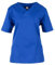 beb Basic Unisex Kasack Kurzarm Kornblau 65% Polyester 35% Baumwolle Damen Herren Größe M