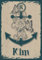 Kim: Notizbuch A5 | Personalisierter vorname Kim | Monogramm K | Geburtstagsgeschenk für Frau, Mutter, Schwester, Tochter | Design Anker | 120 Seiten liniert, Kleinformat A5 (14,8 x 21 cm)
