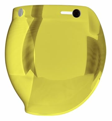 Visiera Casco 3 Bottoni Gialla