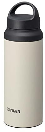Tiger Corporation MCZ-S060WZ0 18/8 Stainless Steel BPA-Free Vacuum Insulated Water Bottle, 20.3 oz., Arctic Wolf White