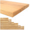 1x Regalbrett EICHE Regalboden Wandregal, Küchenablage, Fensterbank, Schweberegal Massivholz viele Maße Einlegeboden Rustikal Wandboard schwebend Halterung Bücher Dekoration (20cm Tiefe, 200cm Breite)