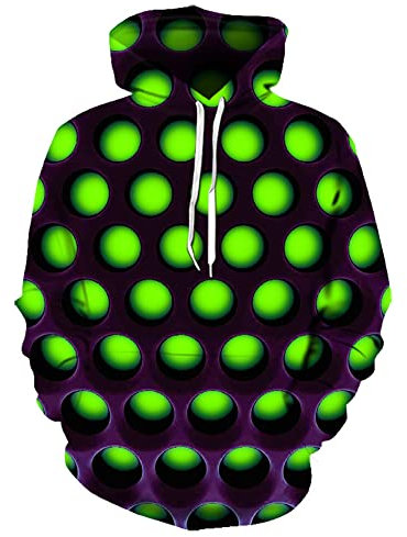 Sweatshirt Herren Frühling Dünnschliff Persönlichkeit Abstrakt 3D Druck Herren Pullover Lose Urban Jugend Casual Atmungsaktiv Party All-Match Herren Hoodie A-008 6XL