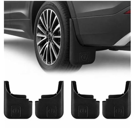 OMAC Paraspruzzi Spritzschutz Kotflügel compatibile con Nissan Qashqai J11 2014-2021 ABS 4X
