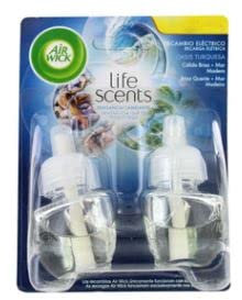 Recambio eléctrico con esencia a oasis AIR WICK Life scents 2 uds.x 19 ml.