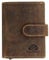 Greenburry Geldbörse Vintage original RFID card slider coin braun