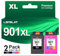 LOFBLAT 901 901XL Patronen Kompatibel für HP 901 Druckerpatronen für HP Officejet 4500 J4580 J4680 J4524 J4535 J4540 J4550 J4585 J4624 J4660 J4680c J4860 G510 G510a G510g G510n(2er-Pack)