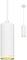 Suspension Luminaire Rétro Blanc 15cm, Lustre LED Moderne Simple, Éclairage de Plafond à Câble Réglable, Luminaire Plafonnier avec Douille GU10 pour Cuisine Salon Chambre Restaurant Bar (sans ampoule)