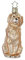 Christbaumschmuck Golden Retriever 10,5cm mundgeblasenes Glas handbemalt - Hund zum Aufhängen Beige - Weihnachtsbaum Anhänger Haustiere - Hunderassen & Weihnachtsbaumschmuck