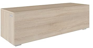 PLATAN ROOM Fernsehschrank TV-Lowboard 105-140-160-210-280 Board Sonoma Eiche Matt TV-Unterteil Hängend Oder Stehend (Sonoma Eiche, 105 x 30 x 32)