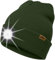 ATNKE LED Beleuchtete Mütze mit Licht,Wiederaufladbare USB 4 LED Beleuchtete Laufmütze Extrem Heller Lampe Winter Warme Stricken Mütze Technik Geschenke für Herren und Damen/Dark Army Green